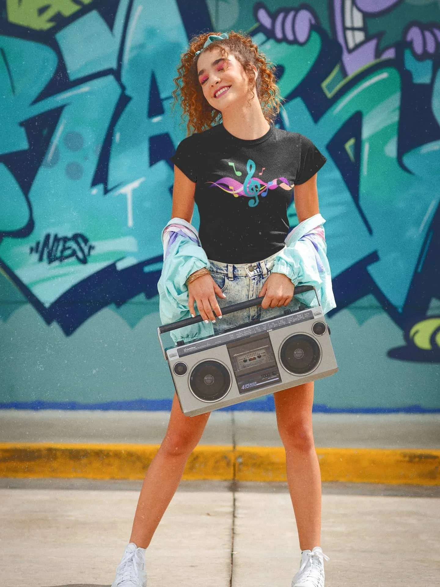 Women's Music Note T- Shirt