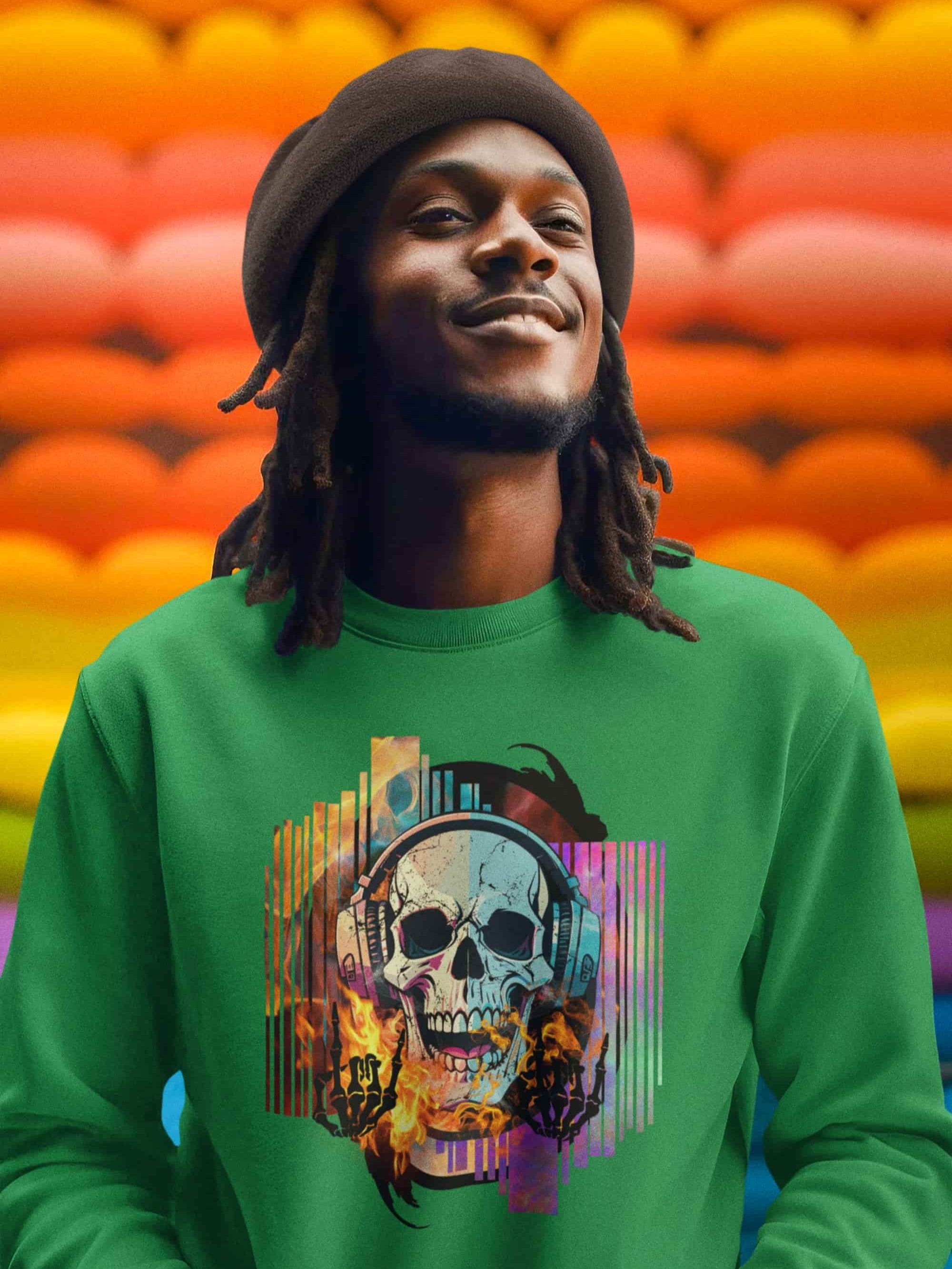 Men's Skull Sweatshirt