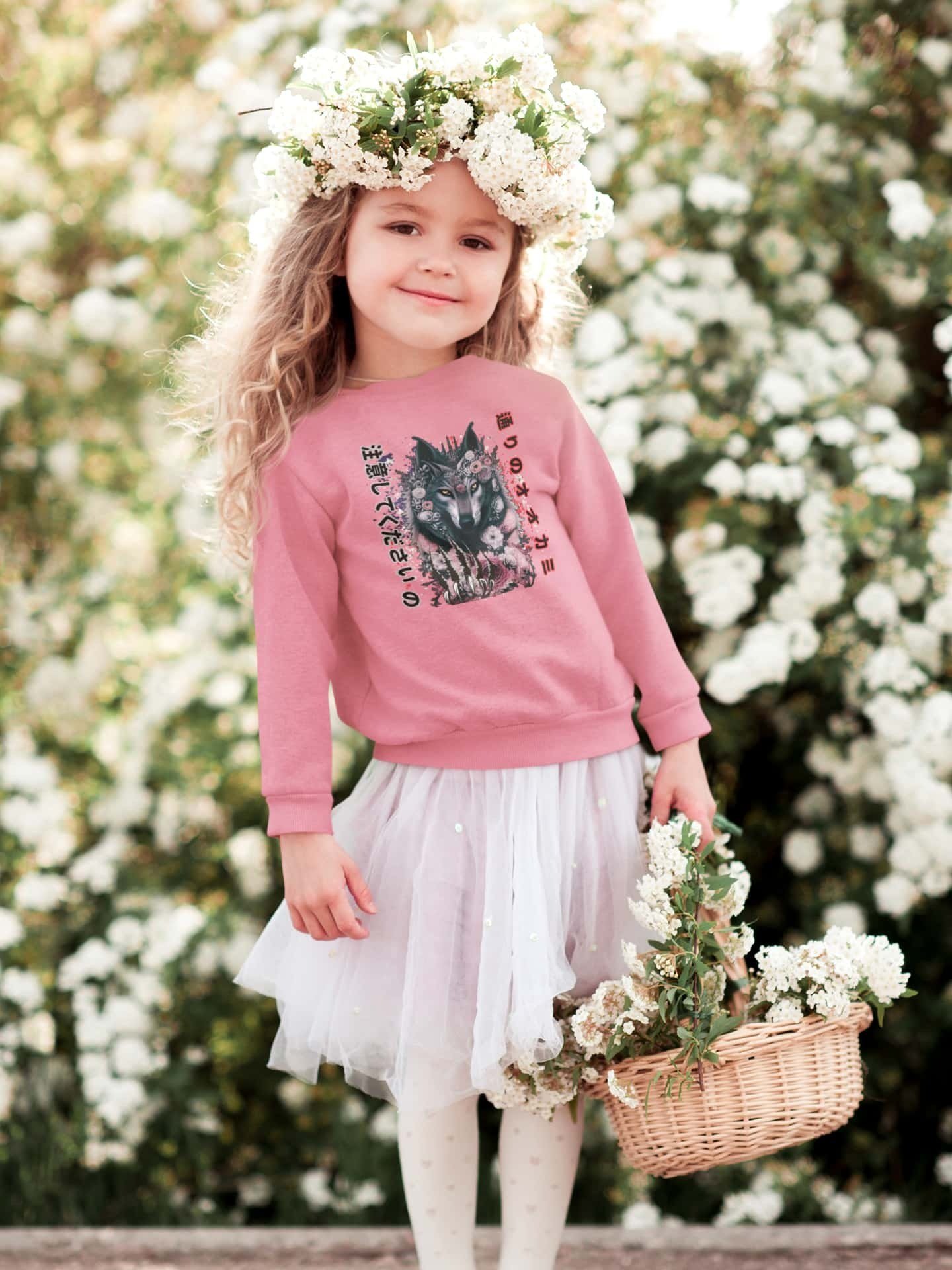 Girl's Wolf Sweatshirt