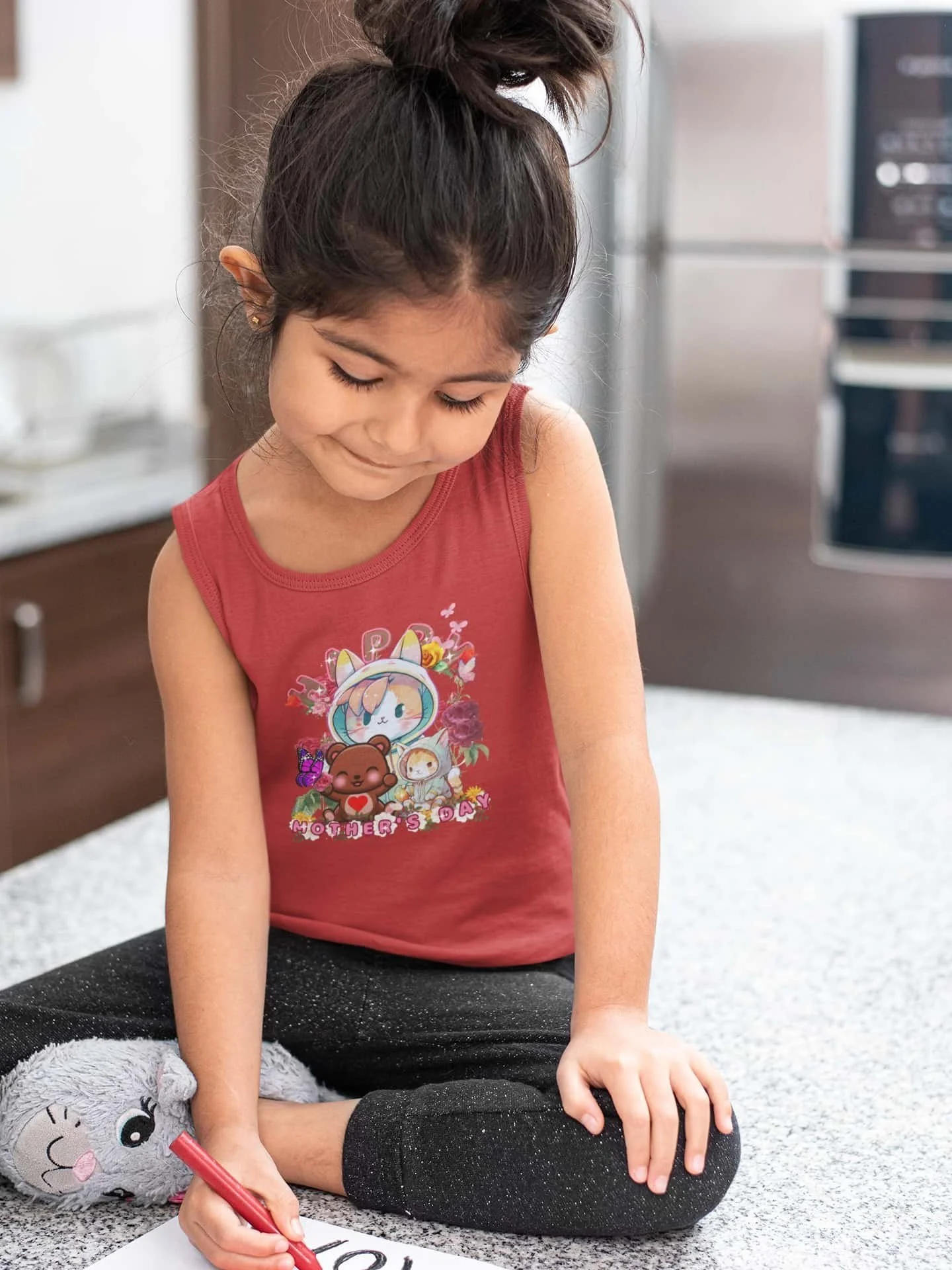 Girl's "Happy Mother's Day" Tank Top