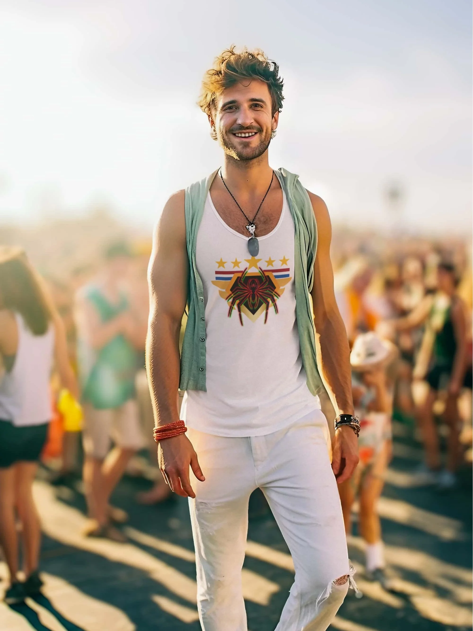 Men's Spider Tank Top