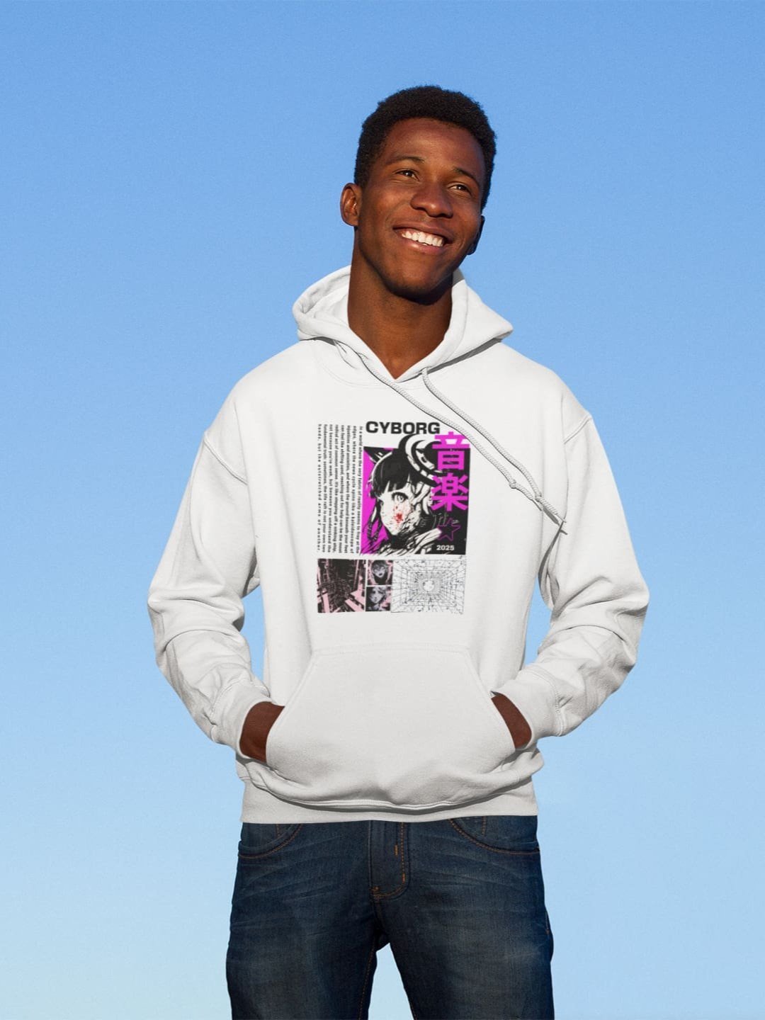 Men's Cyborg Pullover Hoodie