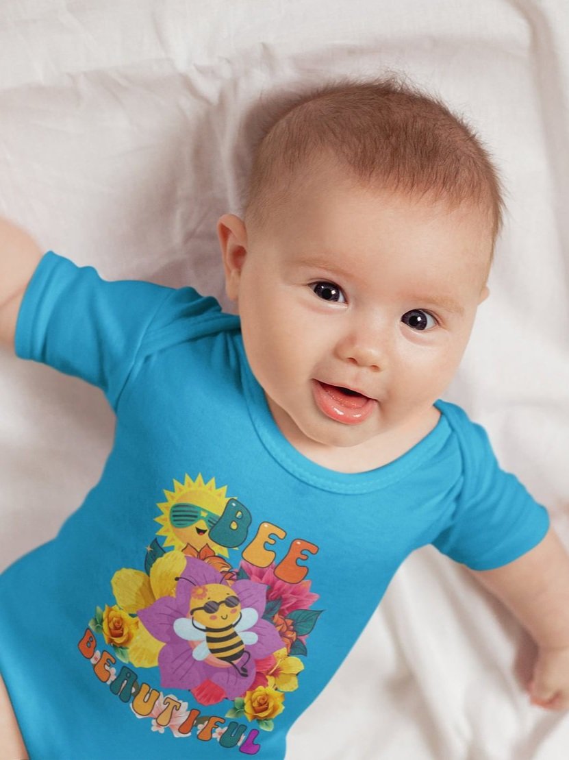 Baby's Beautiful Bees Onesie