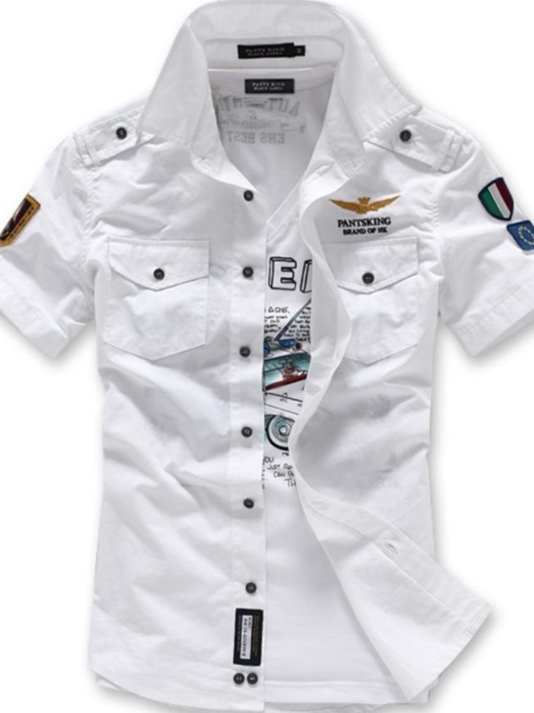 Men's Army Style Shirt