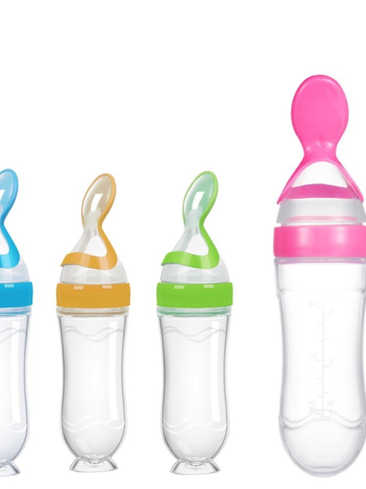 Newborn Baby Feeding Spoon Bottle