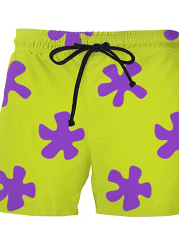 Men's Swimwear Printed Shorts