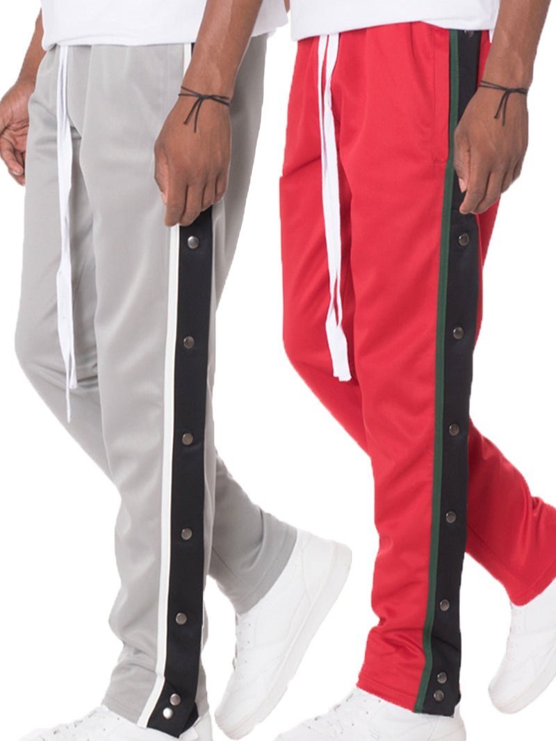 Men's Snap Button Track Pants