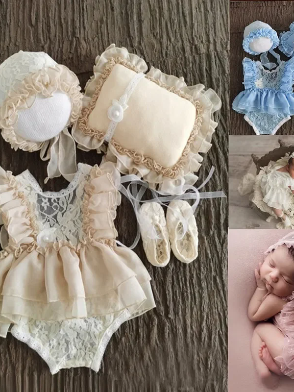 Newborn Baby Girl's Photography Props Set