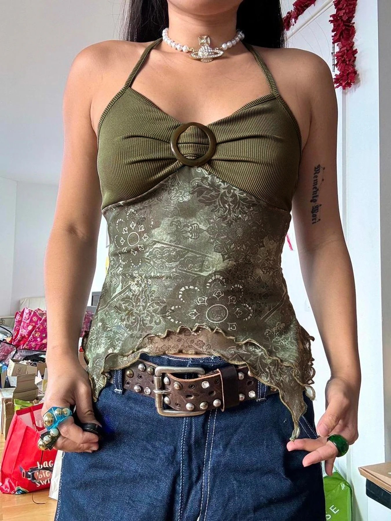 Women's Backless Top
