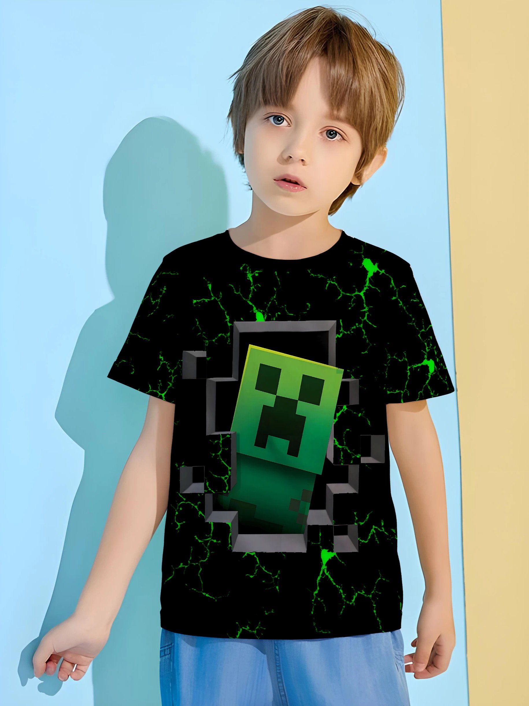 Boy's Hot Game Printed T-Shit