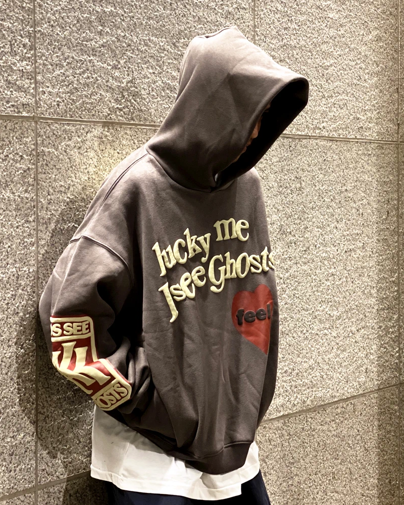 Men's Oversize Loose Foam Hoodie