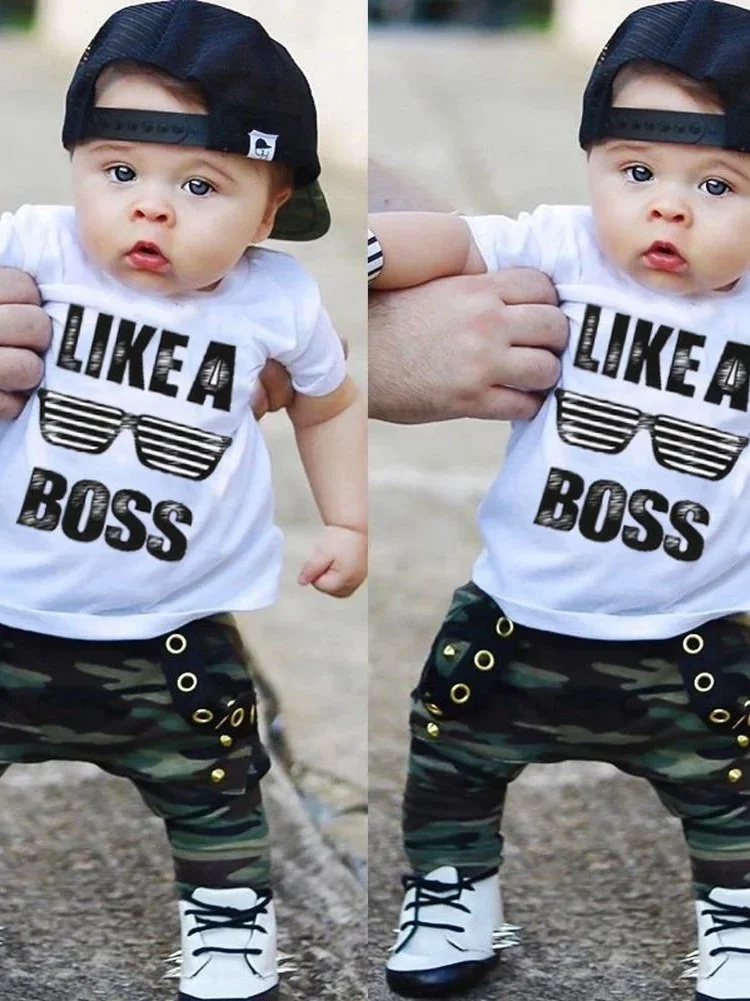Baby Boy's Pants Set