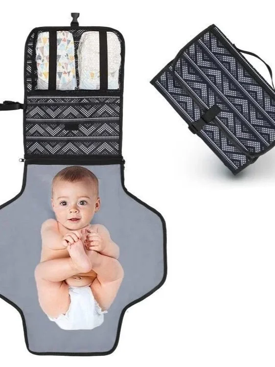 Newborns Foldable Changing Pad Diaper Bag