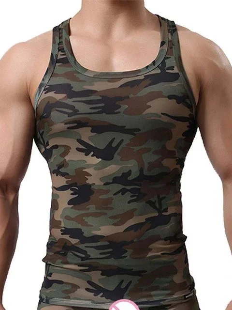 Men's Camouflage Tank Top