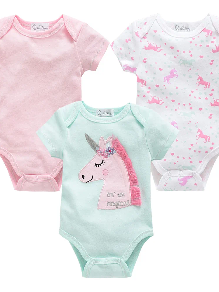 Unisex Baby Cotton Onesie