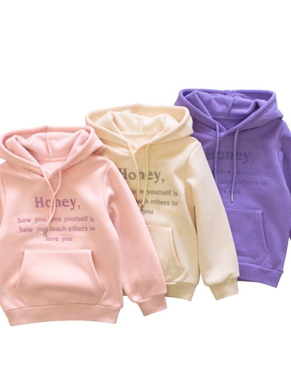 Girl's Honey Pullover Hoodie