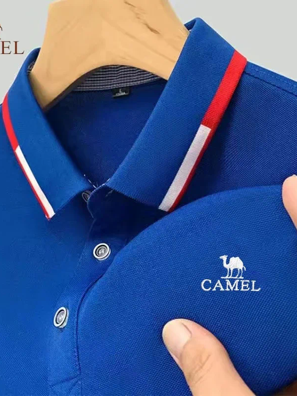 Men's Camel Brand Polo T-Shirt