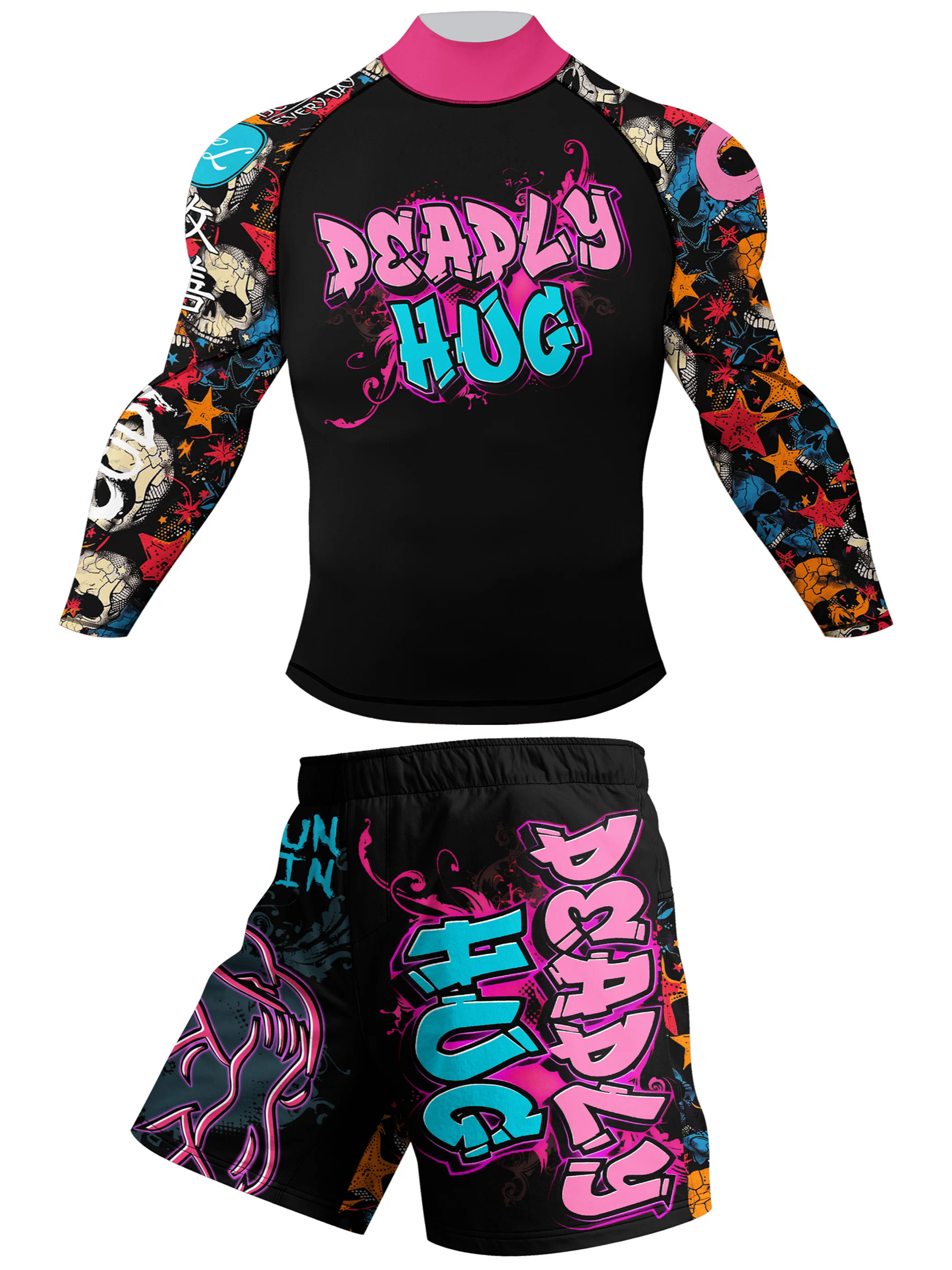 Customized Design Stretchy Shorts Set