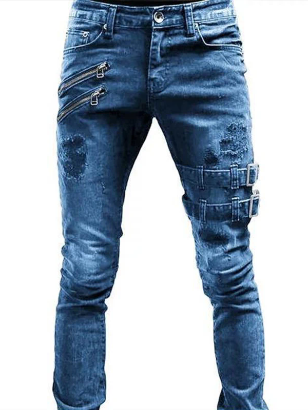 Men's Skinny Ripped Jeans