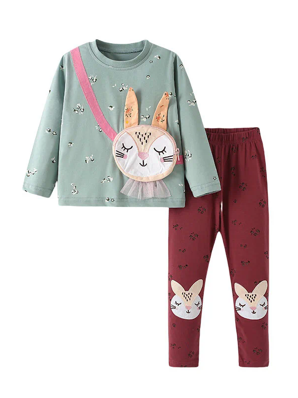 Girl's 2Pcs Pants Set