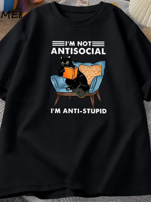 Unisex Adult Cotton Graphic Print T-Shirt