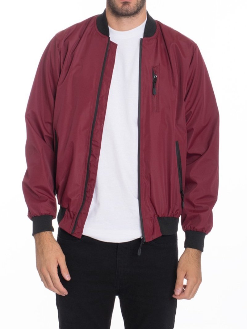 Men's Vinyl Waterproof Windbreaker