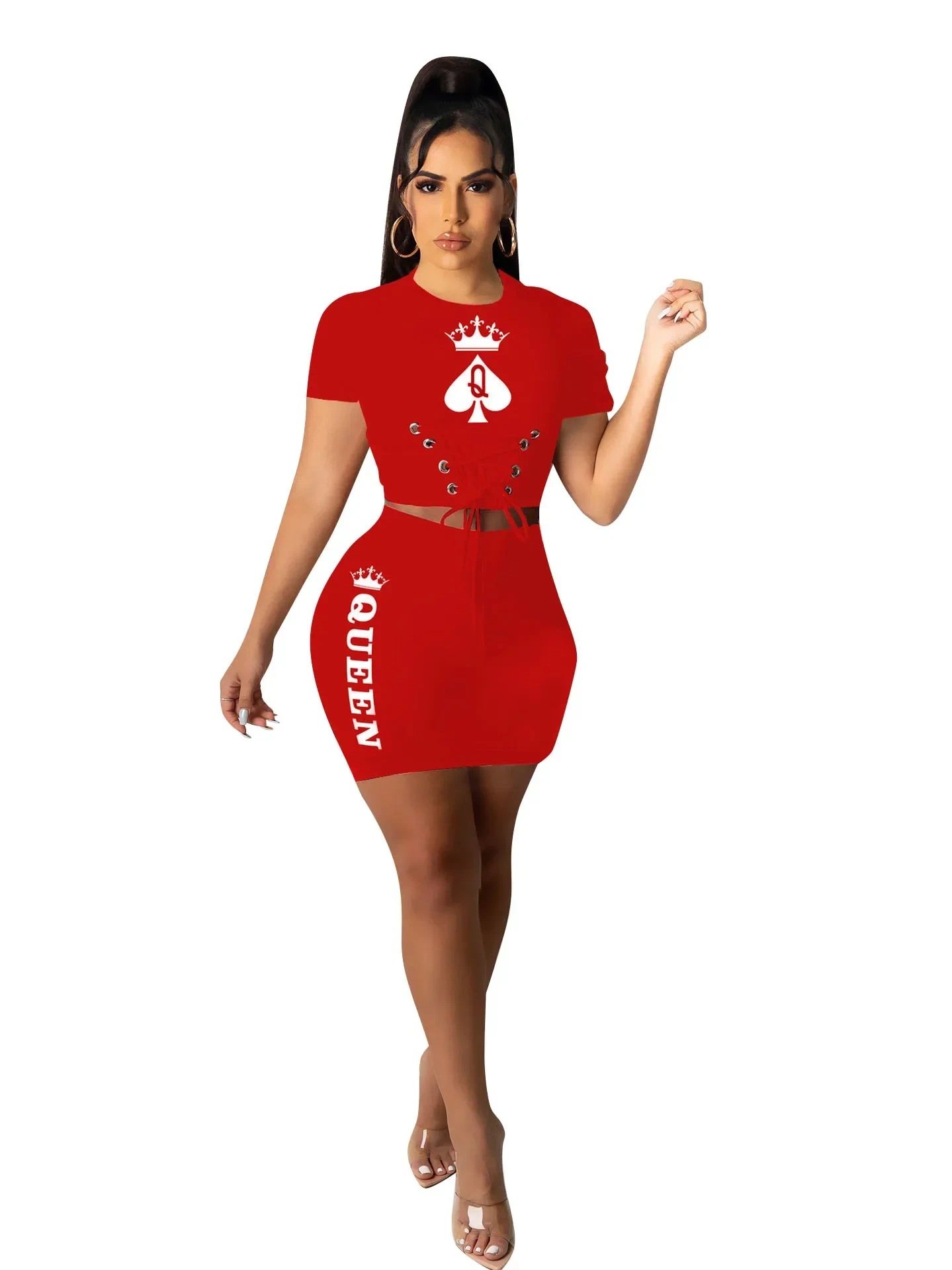 Women’s Matching Crop Tops Set