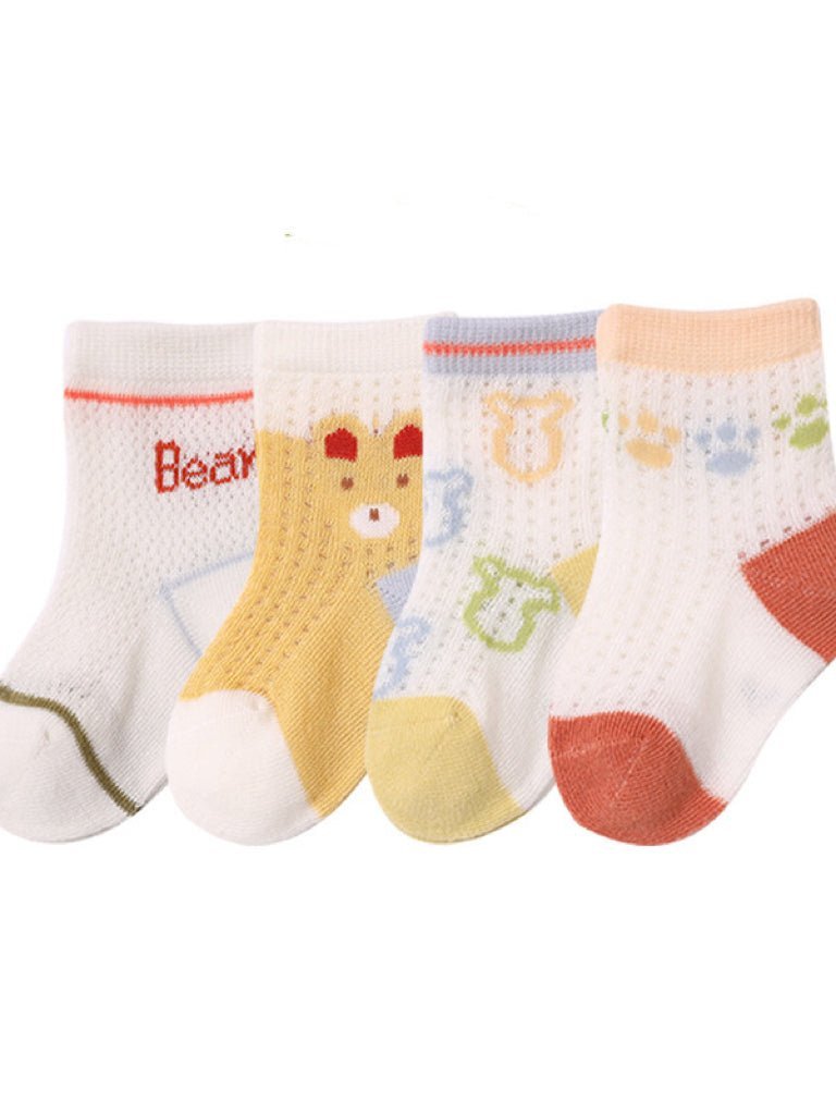 Kid's Breathable Socks 4pairs