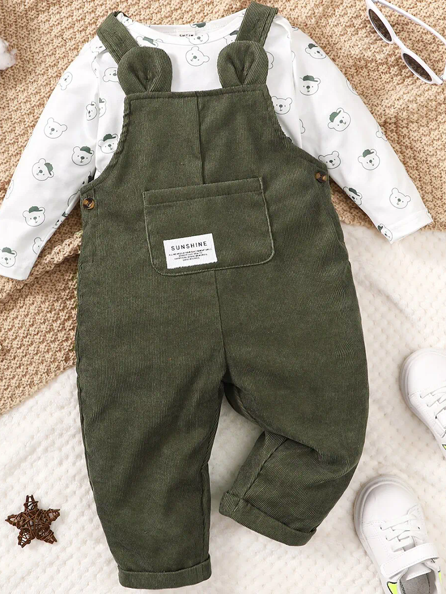 Baby Boy brea Printed Clothing Set