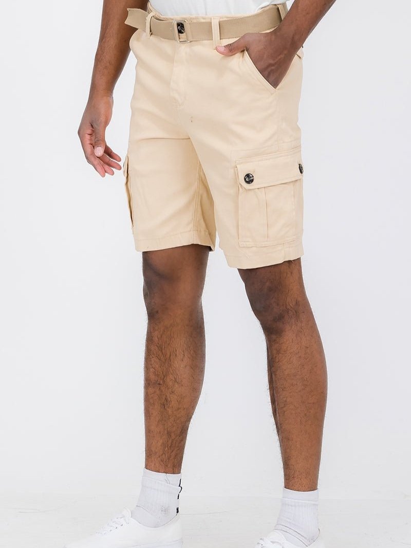 Men's Belted Cargo Short