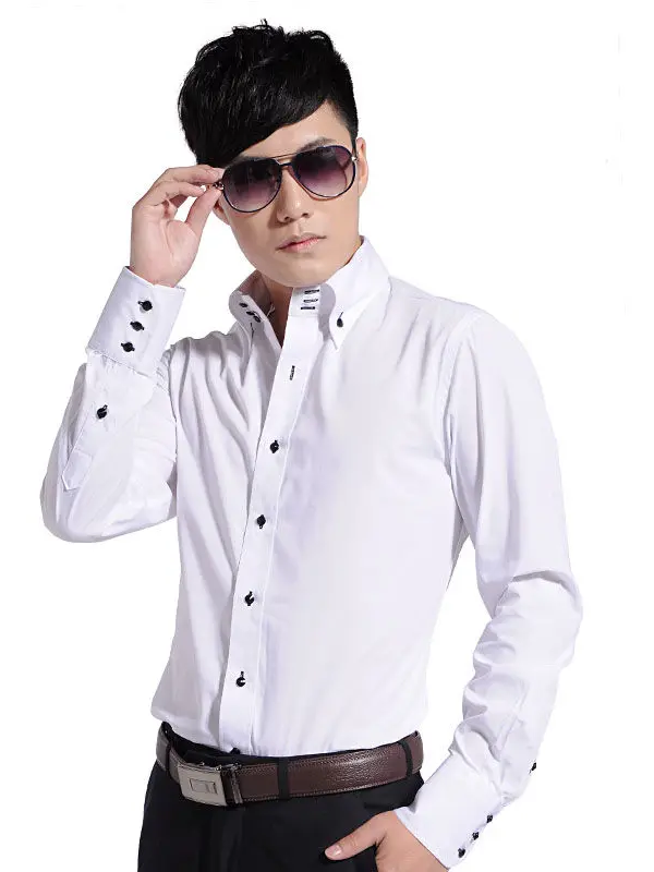 Mean's Korean Trend Button-Down Shirt