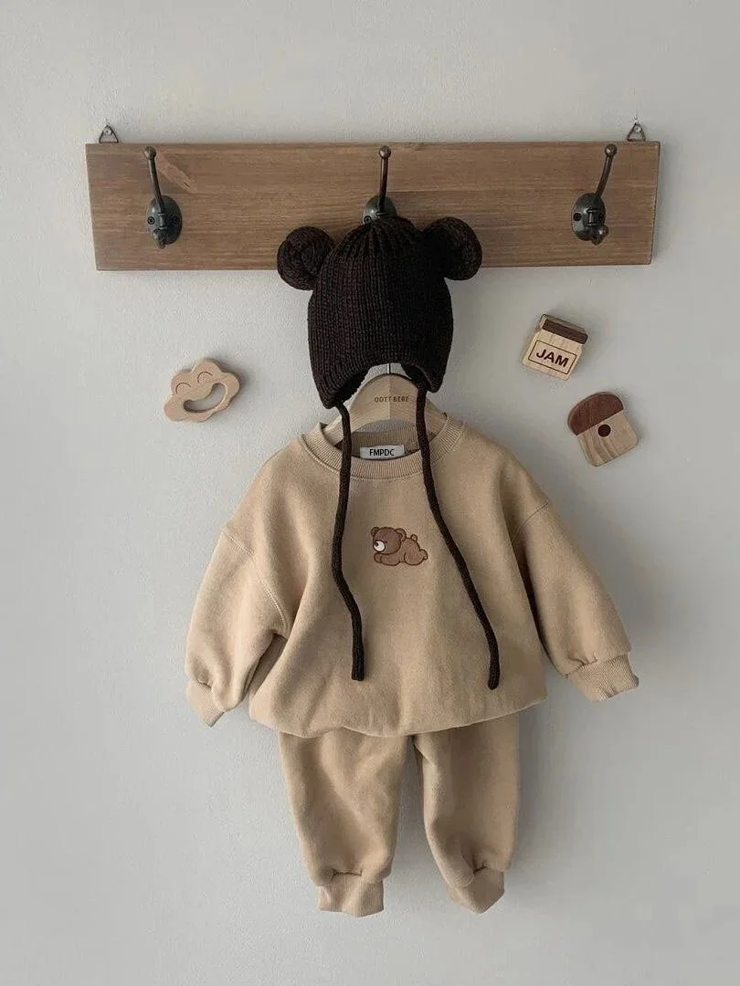 Boy's Pants with Long Sleeve Top Set