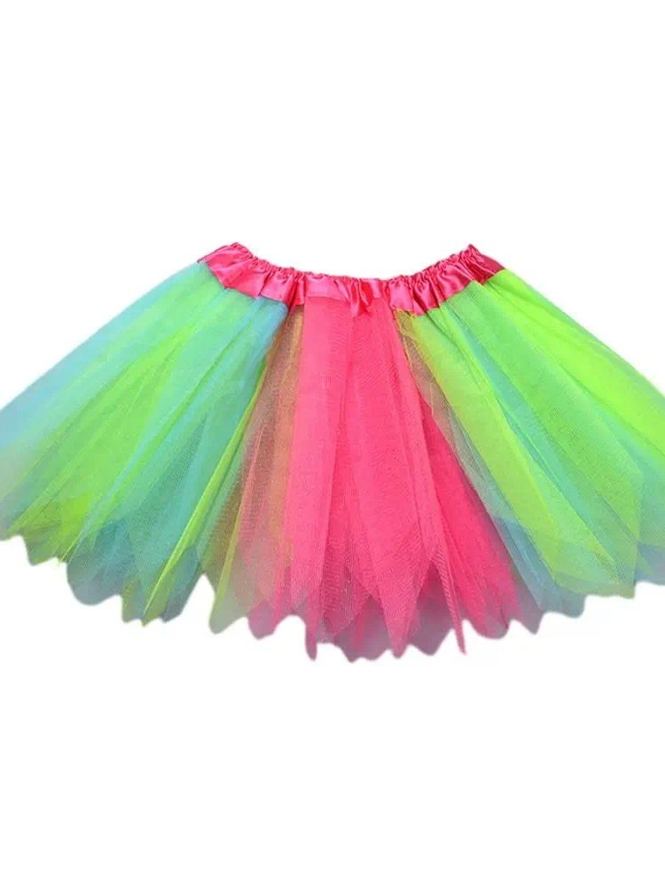Girls Mini Petti Rainbow Tutu Skirt