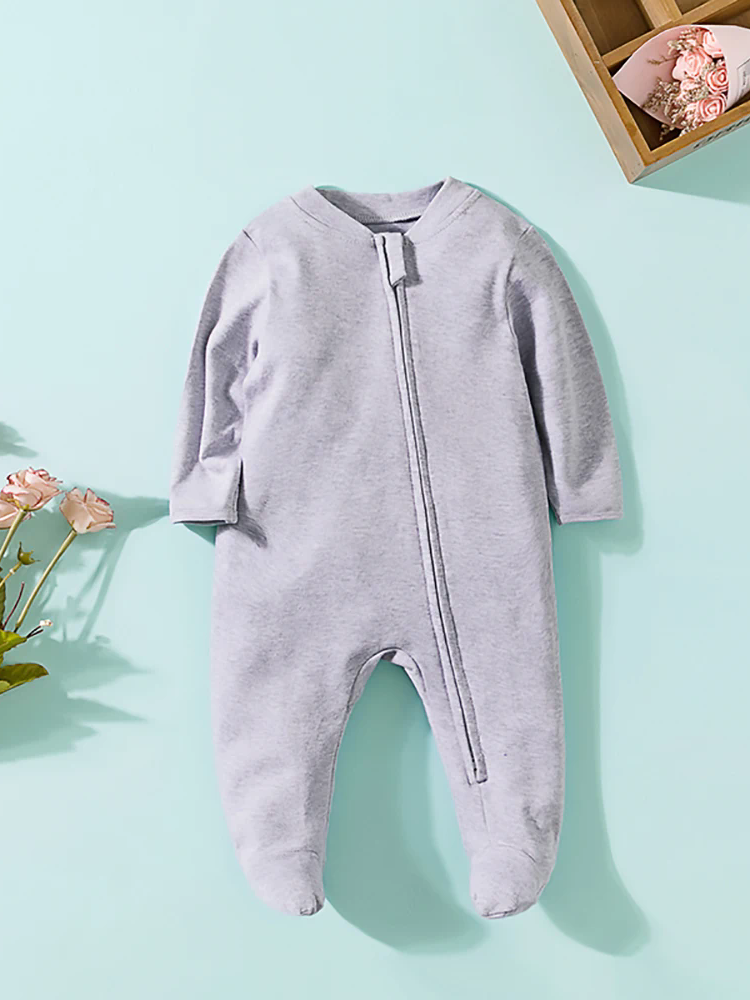Unisex Babies Footed Pajama