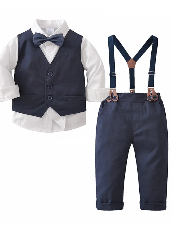 Baby Boy's 4PCS Suit Set