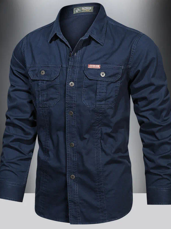 Men's Cotton Long Sleeve Shirt