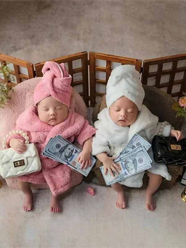Unisex Newborn Babies Bathrobes