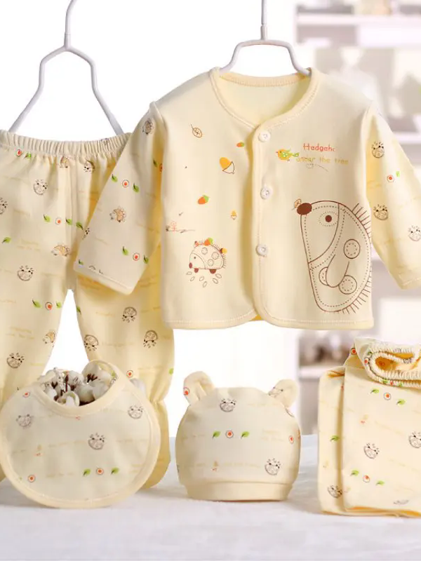 Unisex Newborn 5Pcs Set