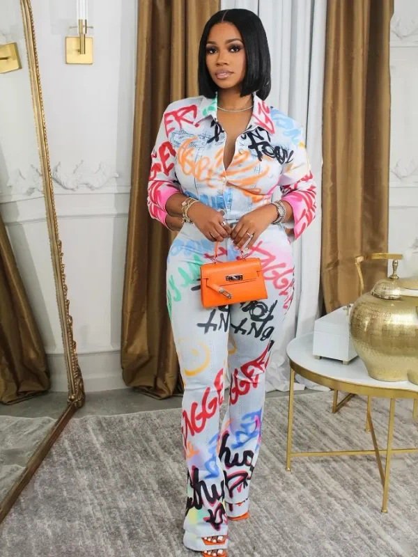 Women’s Leosoxs Set Print