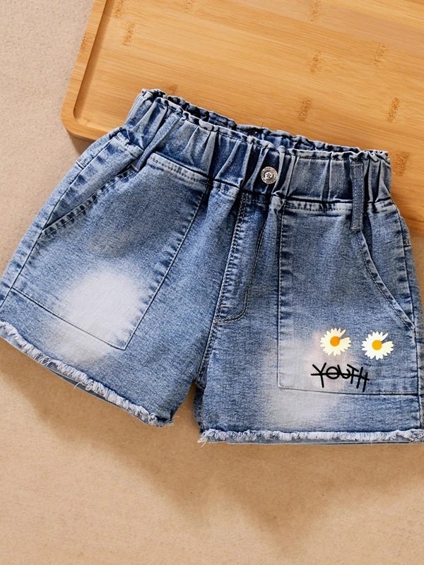 Girls Denim Jeans Shorts