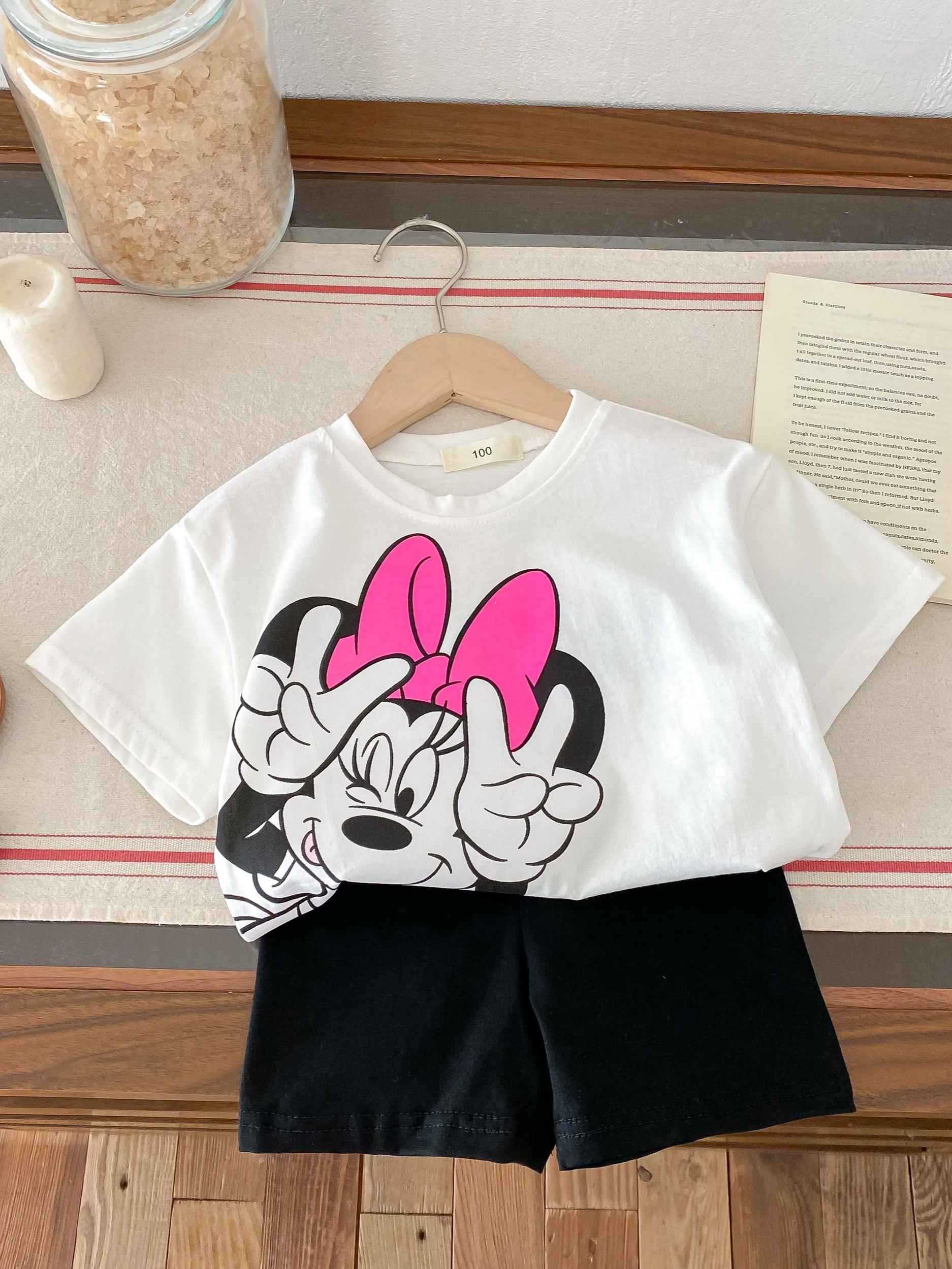 Baby Girl's T-Shirt with Shorts Set