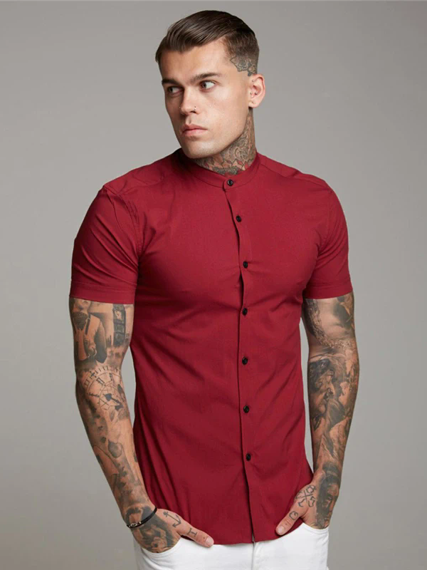 Men's Slim Fit Social Business Shirt