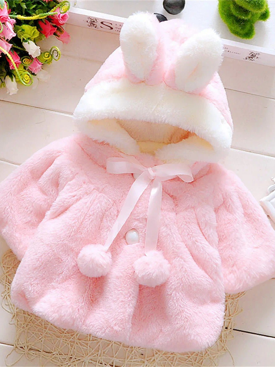Baby Girl Winter Hooded Jacket
