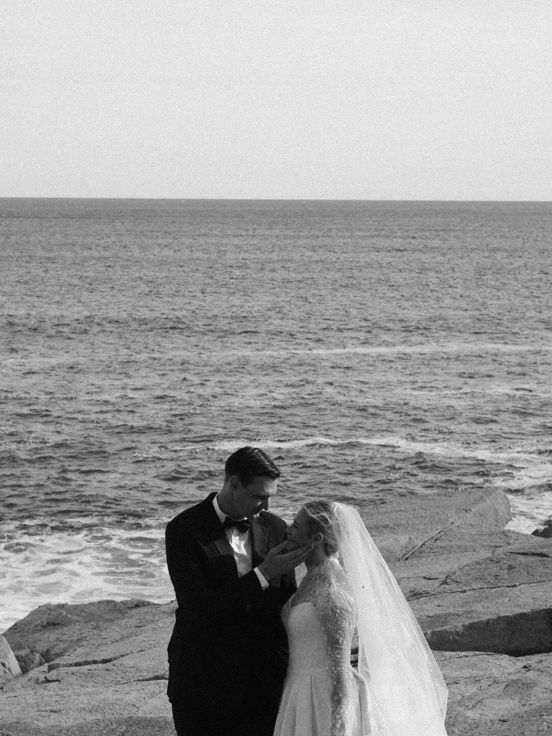 Snuck in a few photos of my own during Madelyn&rsquo;s wedding in Bar Harbor yesterday ✨ #bridalhairstylist #bridalmakeupartist #coastalwedding #weddingcontent