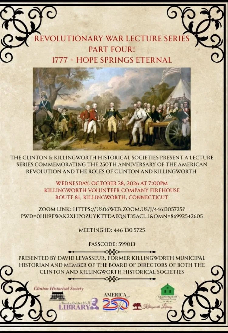Revolutionary War Lecture Series - Part 4: 1777 - Hope Springs Eternal