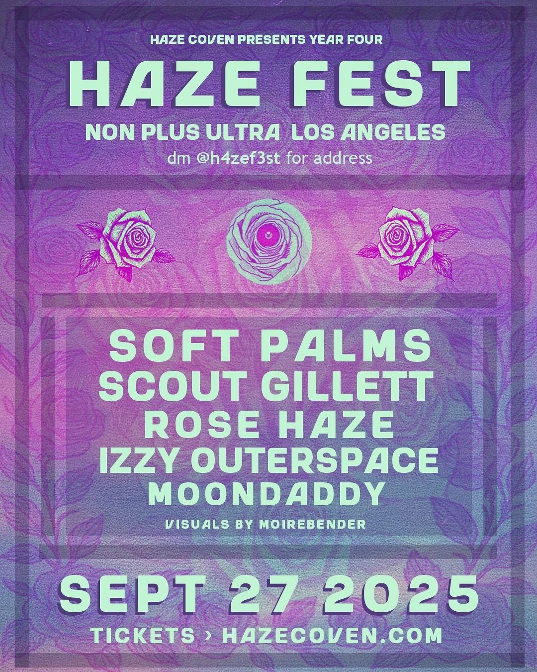 🎫 TICKET GIVEAWAY 🎫 we are raffling away TWO PAIRS of tickets for Haze Fest 9/27 at Non Plus Ultra in LA

To enter:
1. Follow @h4zef3st &amp; @showlist.la 
2. Tag a friend in comments

Contest ends Wed 9/17 at 10am, winners will be notified directl