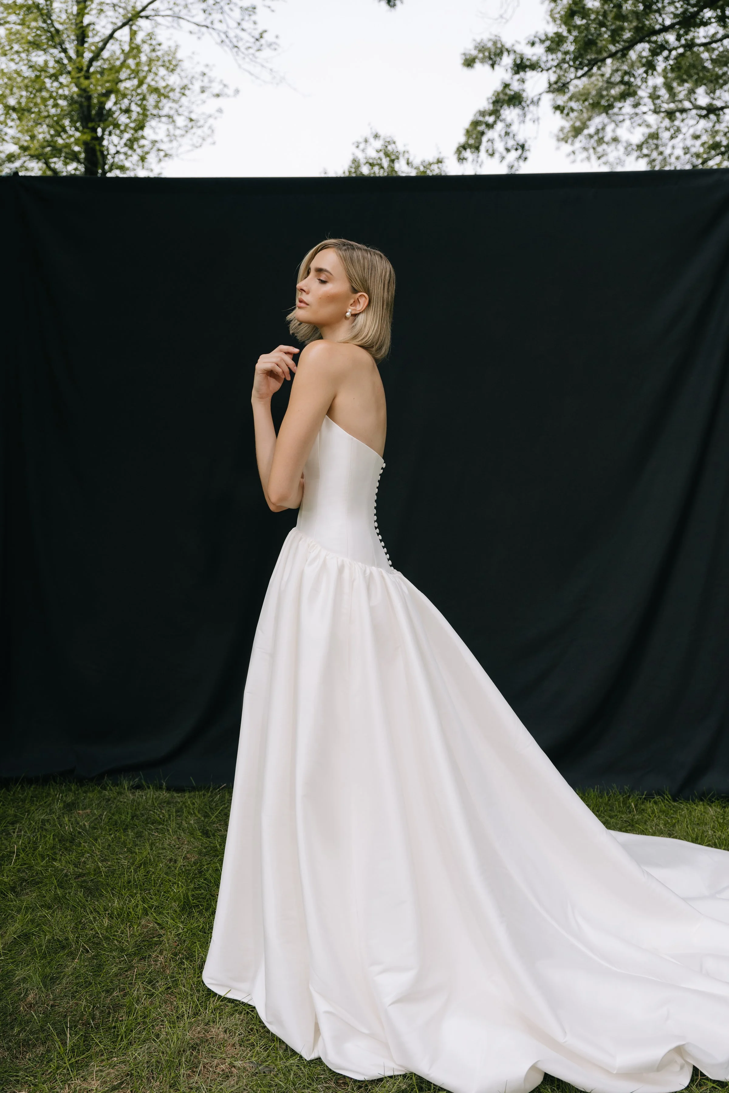 Jenny Yoo 'Savannah' Bridal Gown. The Savannah gown is clean and classic with just a hint of playful femininity.