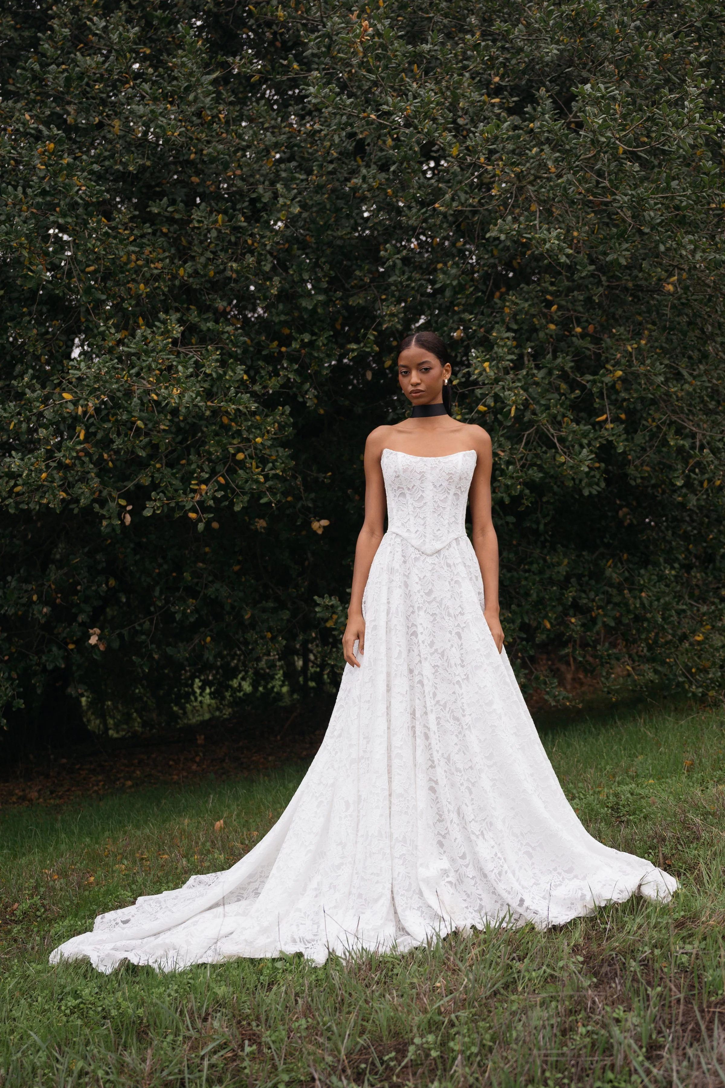 Jenny Yoo Bridal Bella Gown; The Bella gown is sleek and classic, with just the right amount of feminine detail.