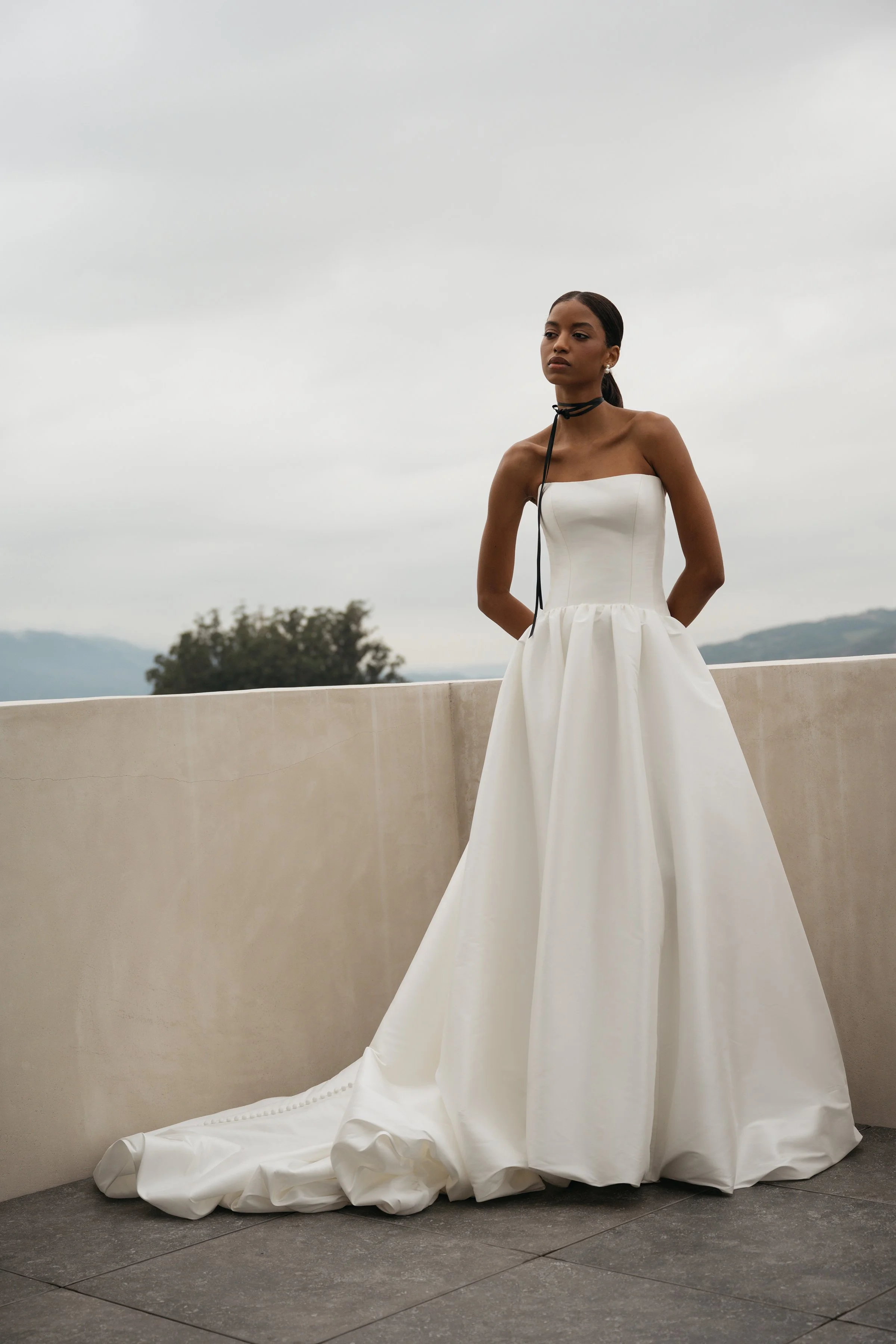 Jenny Yoo 'Savannah' Bridal Gown. The Savannah gown is clean and classic with just a hint of playful femininity.