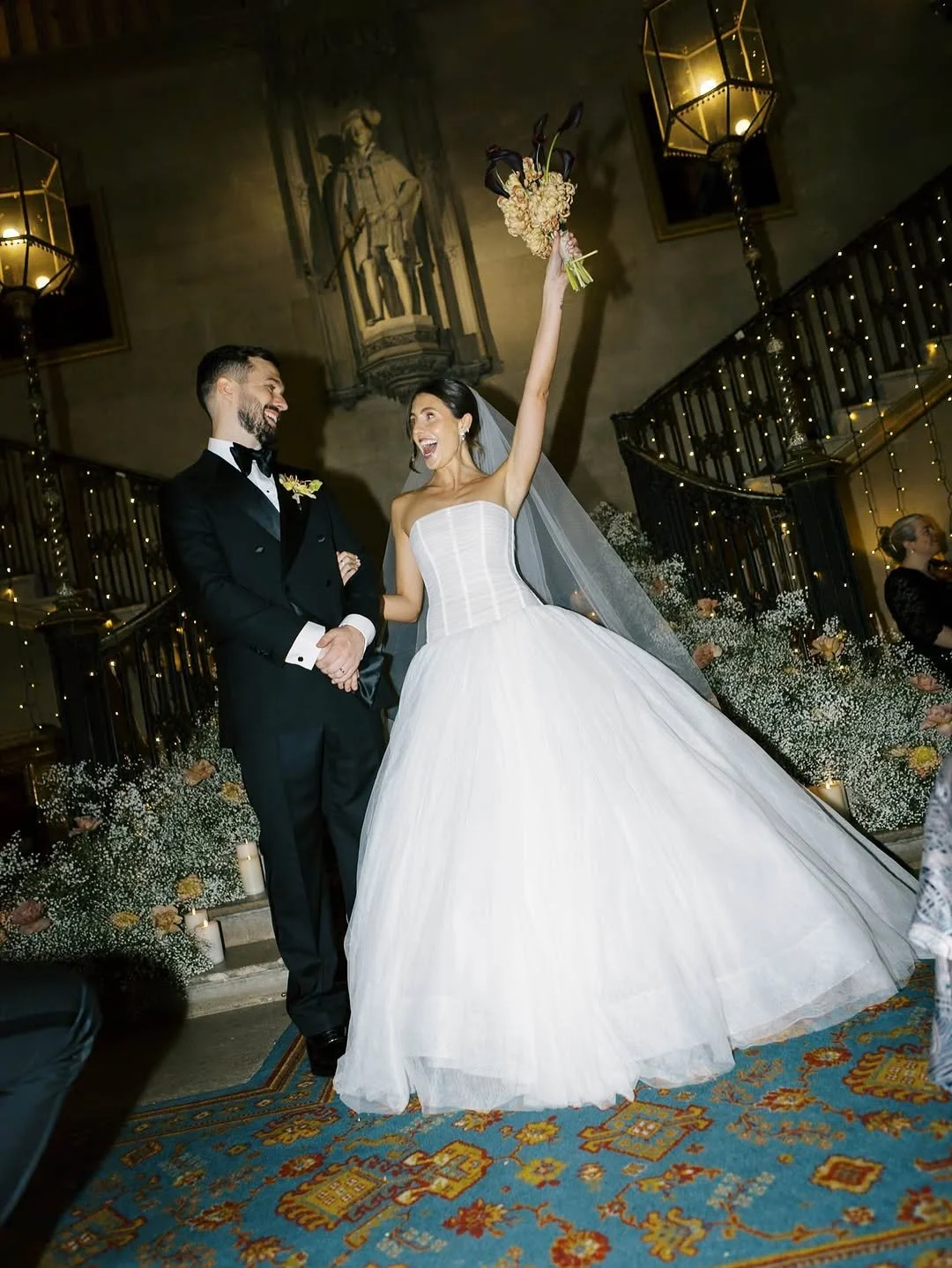 Balletcore energy en pointe via KYHA Bride Beau. Its structured, dropped waist bodice is artfully draped with soft tulle, but it’s the full, gathered skirt that delivers the kind of drama that is usually reserved for the stageBalletcore energy en poi